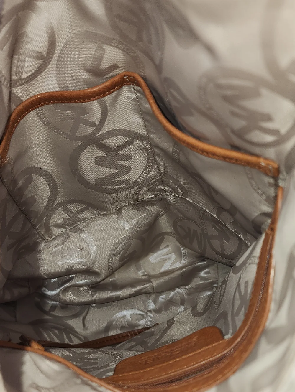 Michael‎ Kors Brown Suede Fringe Hobo Bag